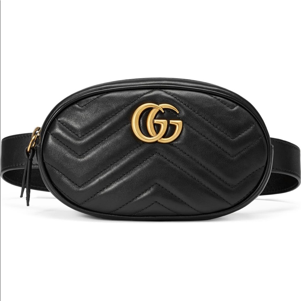 GG Marmont matelassé leather belt bag
